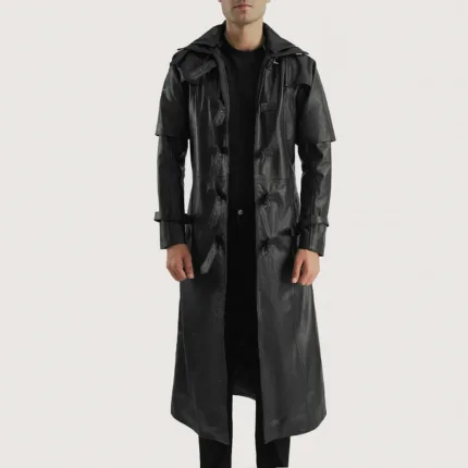 Custom Lyman Dyer Leather Coat
