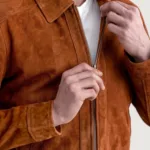 Inferno Brown Suede Leather Jacket 5