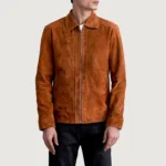 Inferno Brown Suede Leather Jacket 3