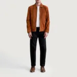 Inferno Brown Suede Leather Jacket 4
