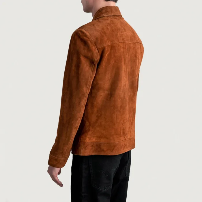 Inferno Brown Suede Leather Jacket 6