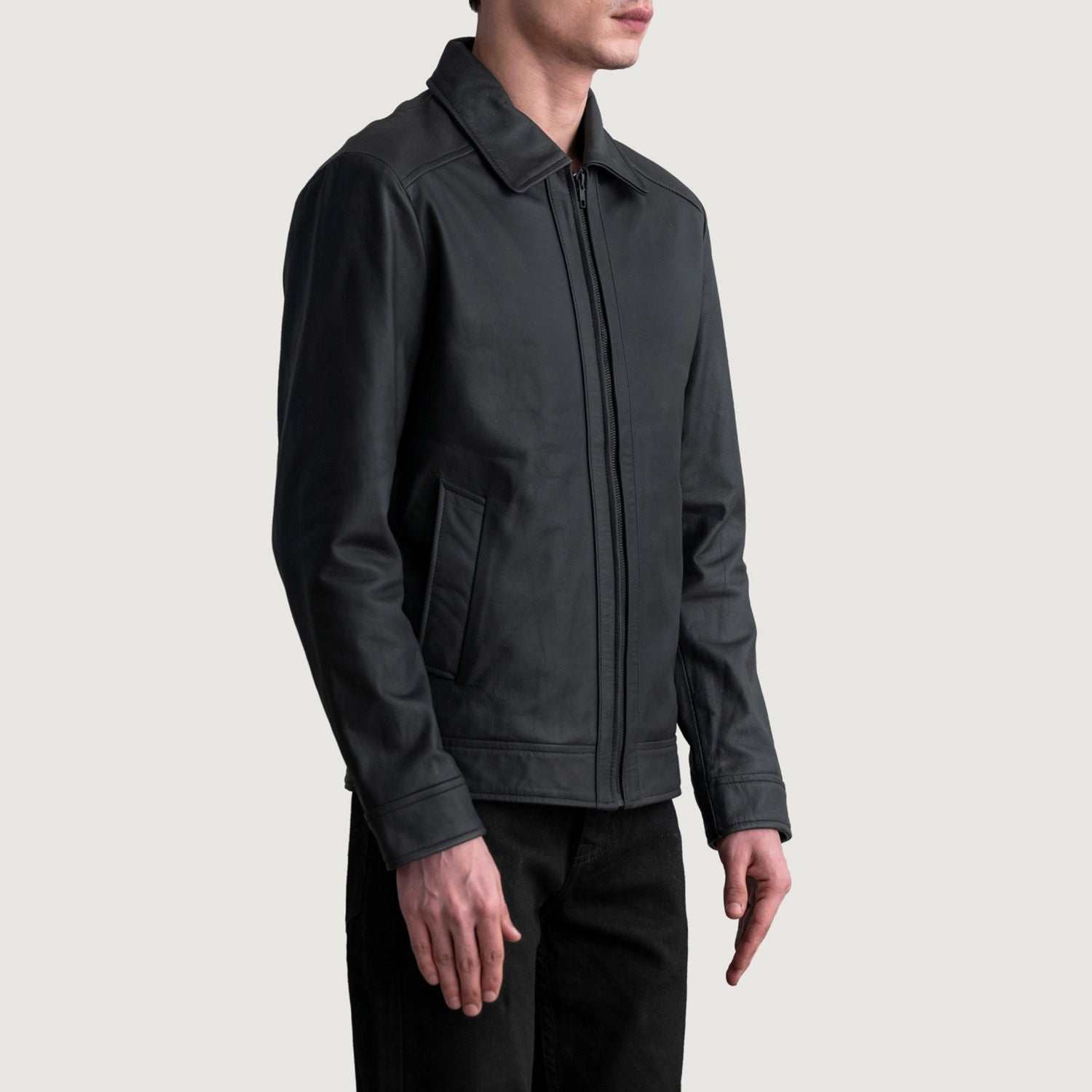 Inferno Matte Black Leather Jacket 2