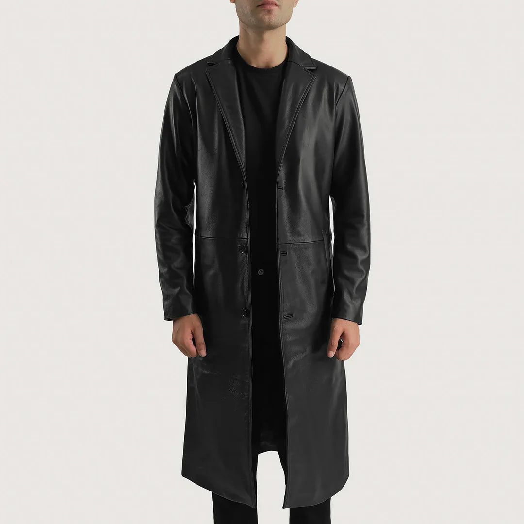 Custom Anthony Leather Coat