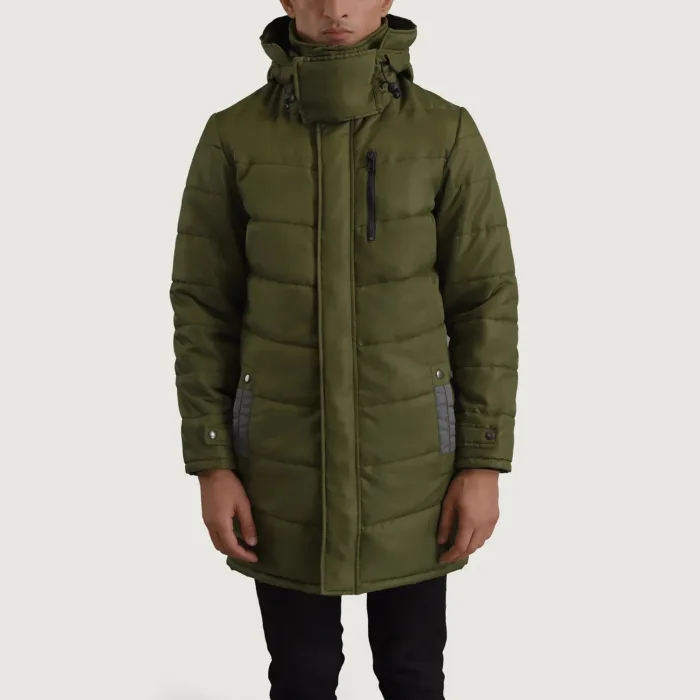 Moore Green Hooded Parka 4