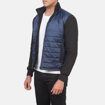 Nashville Quilted Blue Windbreaker Jacket 2