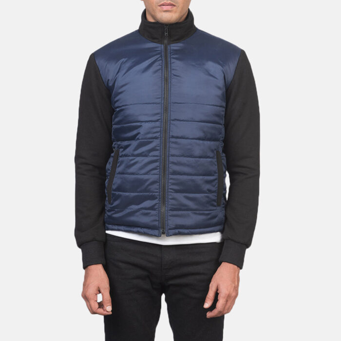 Nashville Quilted Blue Windbreaker Jacket 4
