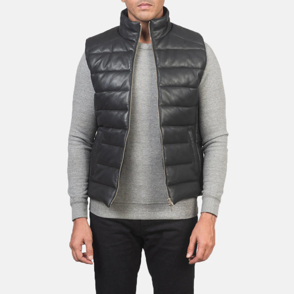 Custom Celine Mazzucco Leather Vest