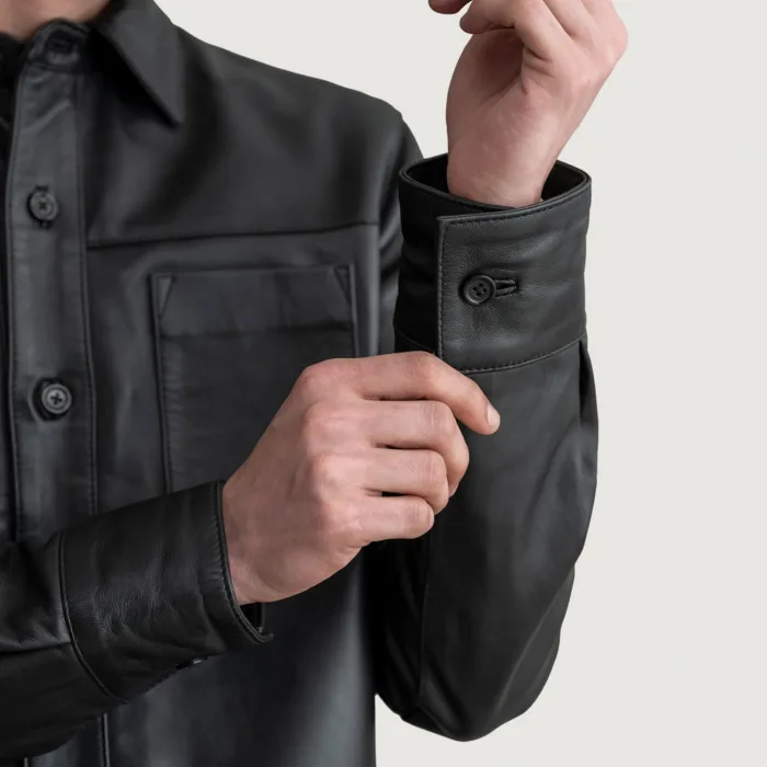 Scout Black Leather Shirt 5