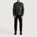 Scout Black Leather Shirt 4