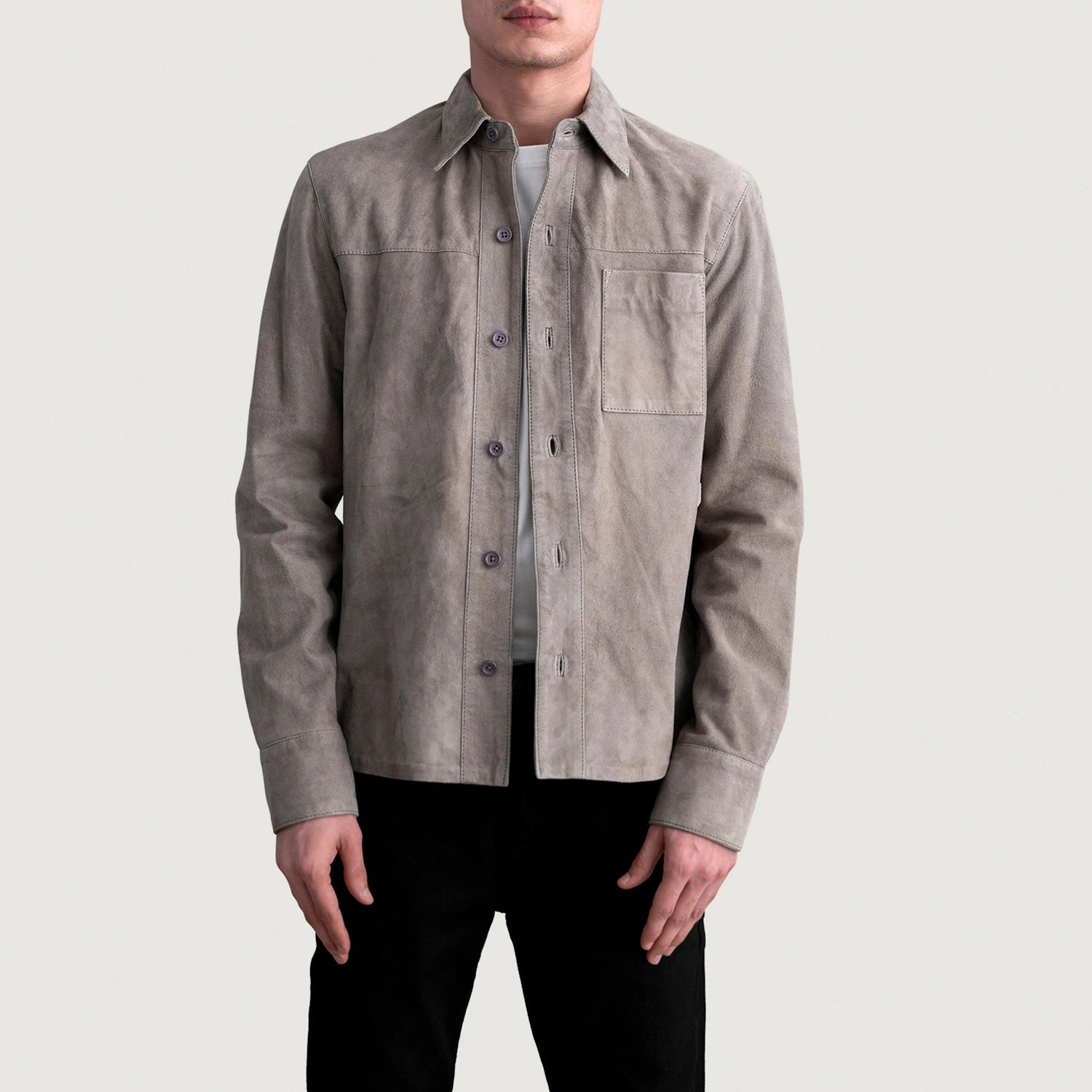 Custom Greg Spinelli Suede Shirt