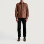 Scout Matte Brown Leather Shirt 4
