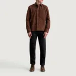Scout Mocha Suede Leather Shirt 4