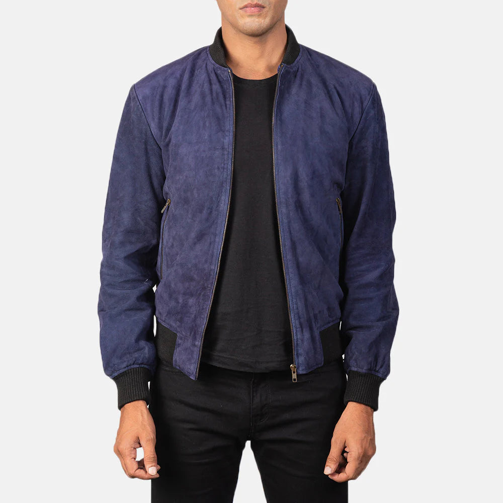 Custom Thiago Jose da Silva Suede Jacket