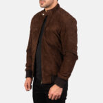 Sven Mocha Suede Bomber Jacket 2