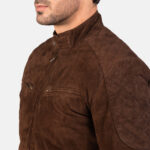 Sven Mocha Suede Bomber Jacket 6