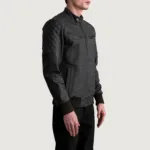 Sven Tumbled Brown Leather Bomber Jacket 2