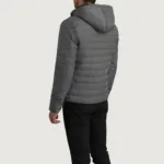 Tyler Grey Hooded Puffer Jacket 5