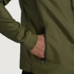 Wesley Green Hooded Windbreaker Jacket 6