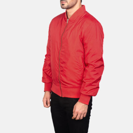 Zack Red Bomber Jacket 2