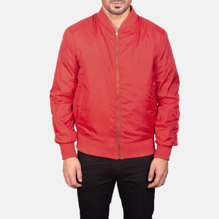 Zack Red Bomber Jacket 4