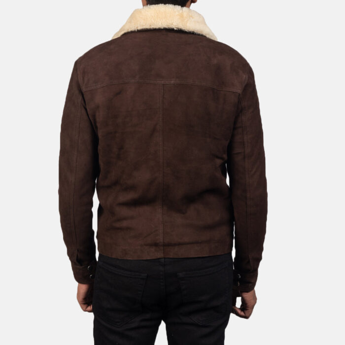 Coffner Brown Shearling Fur Jacket 6