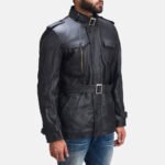 Hunter Black Leather Jacket 2