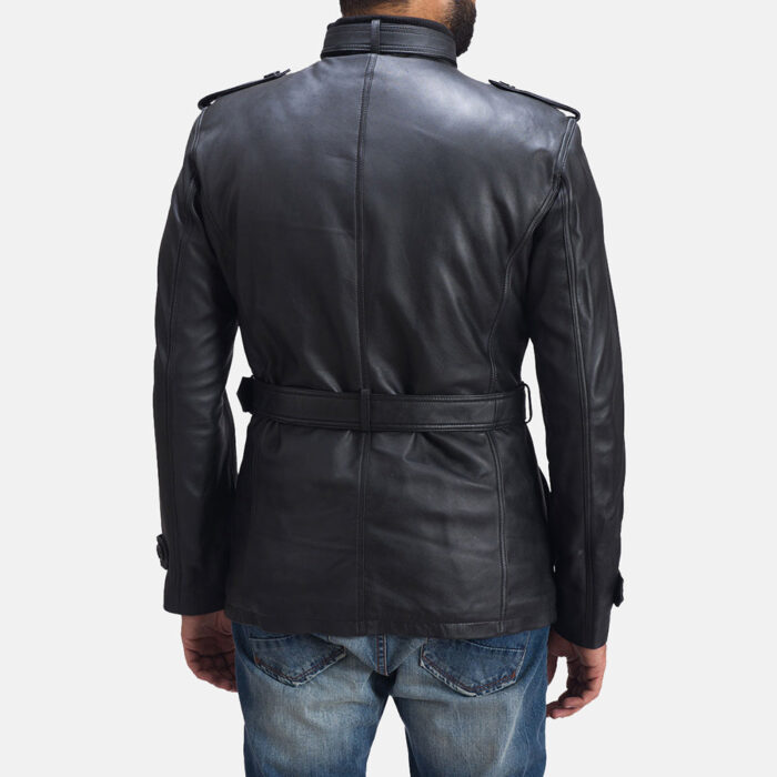 Hunter Black Leather Jacket 4