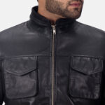 Maurice Black Leather Jacket 3