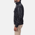 Maurice Black Leather Jacket 5