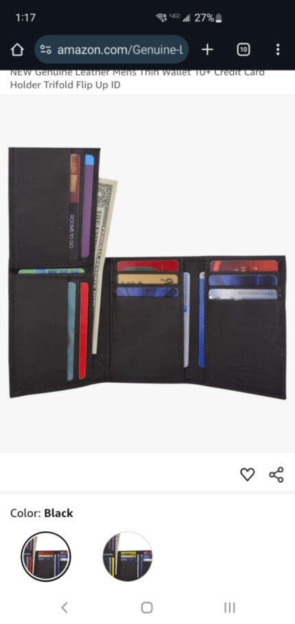 Custom Nicole Laws Leather Wallet 2