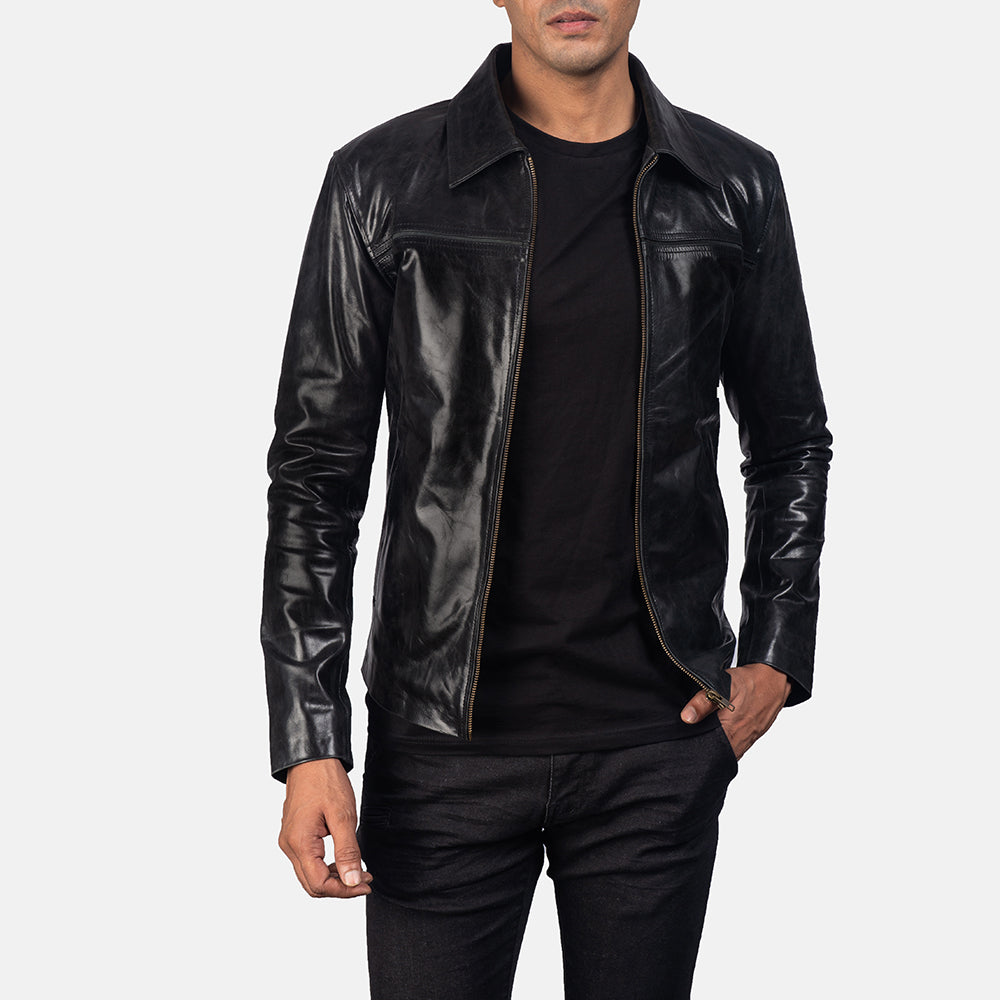 Custom Scott Britt Leather Jacket