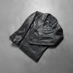 Noah Black Leather Biker Jacket 7