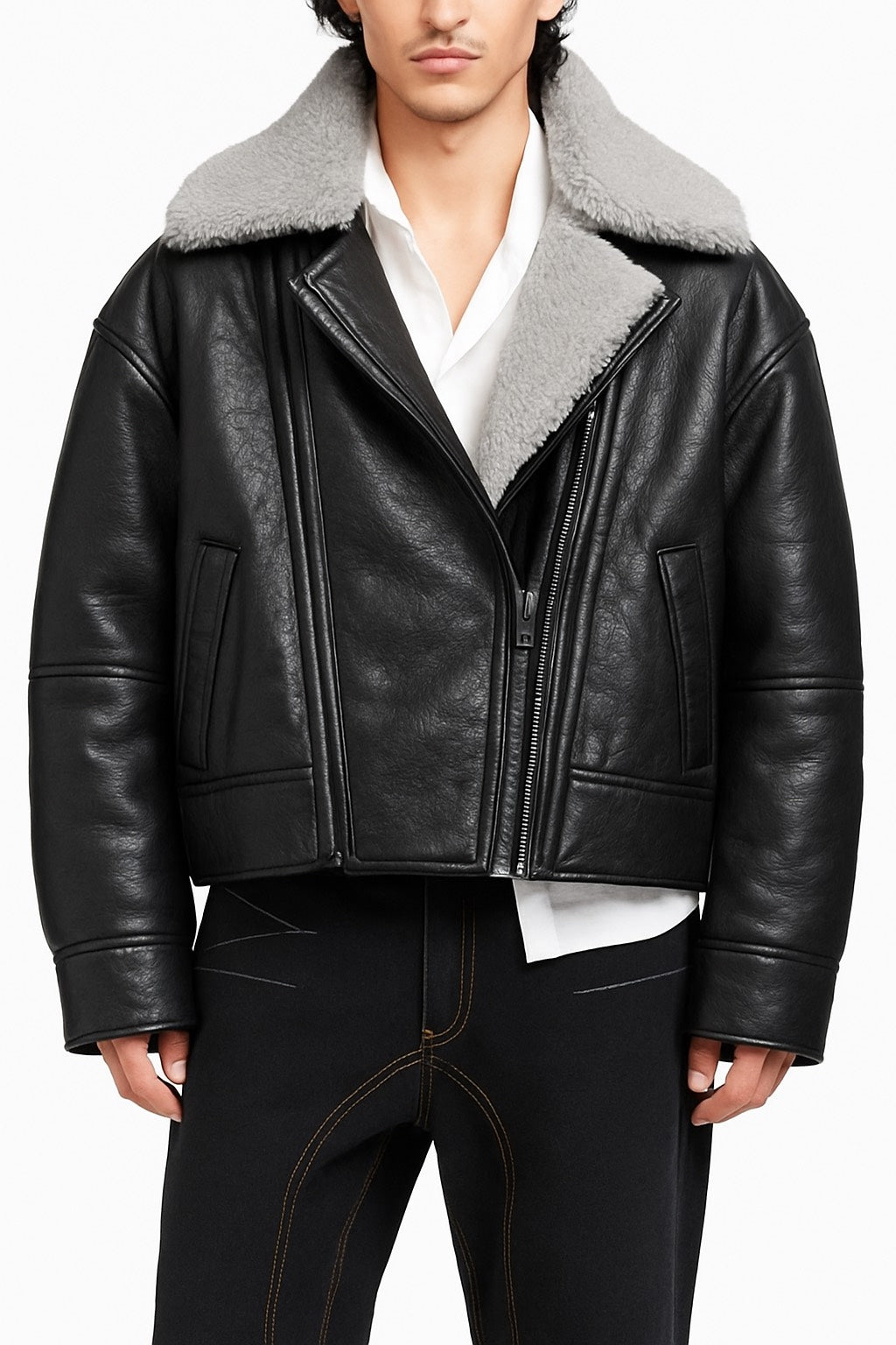 Custom Jordan Djohari Leather Jacket 1/2 Installments 2