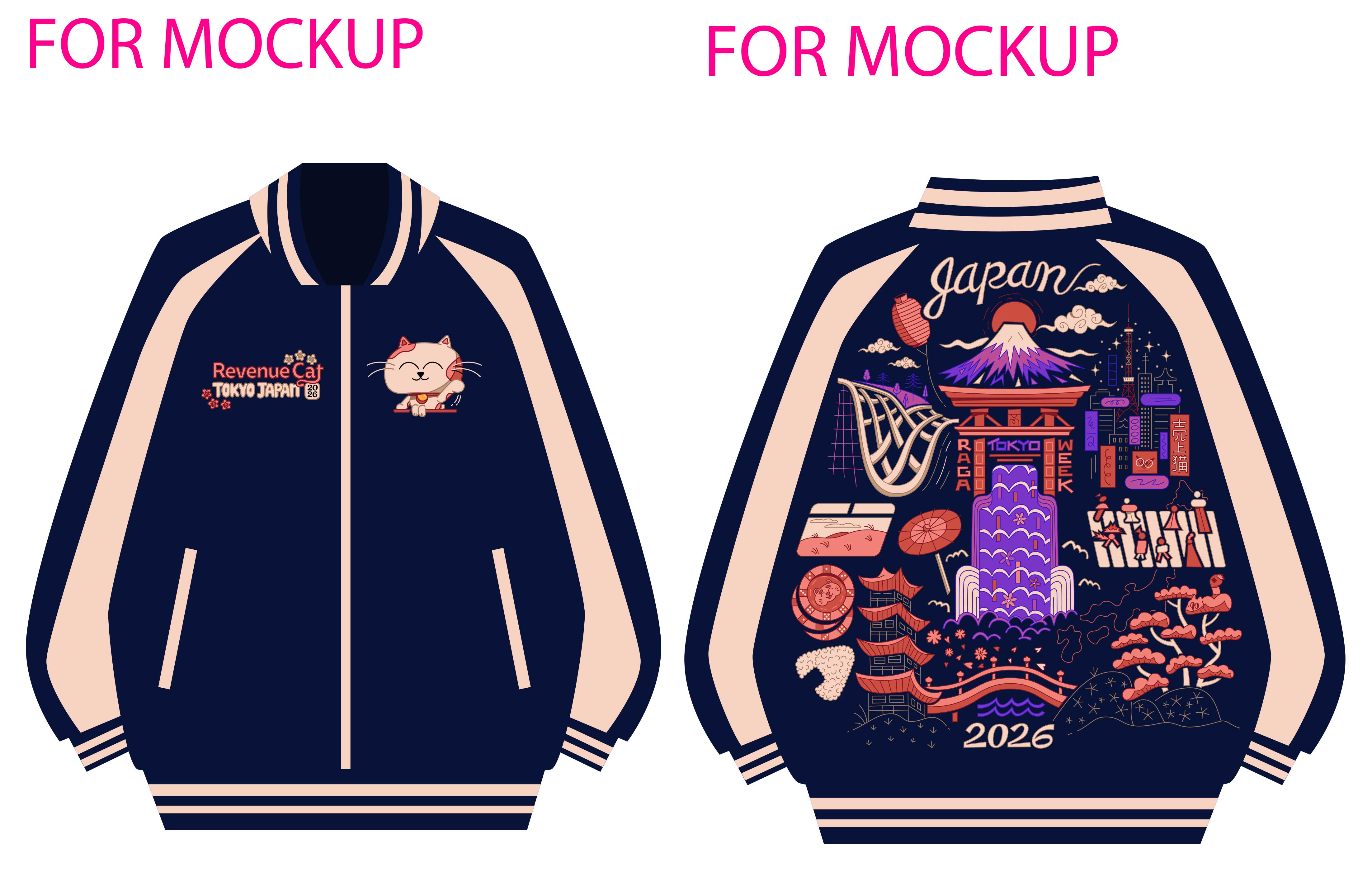 Custom Revenuecat 2026 Satin Jackets x 50
