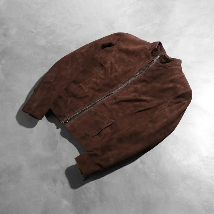 Rumella Mocha Suede Biker Jacket 8