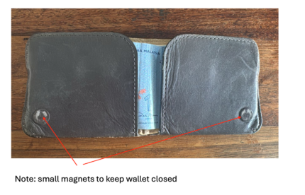 Custom Andrew Whigham Leather Wallet 2