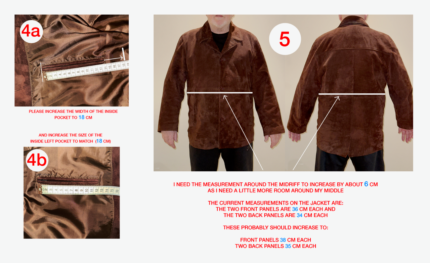 Custom Declan Hogan Brown Suede Coat 2