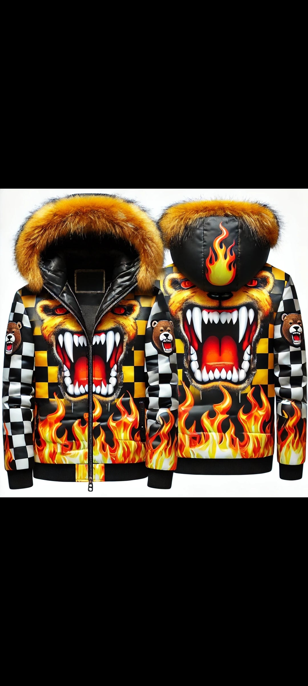Custom Fire Future Leather Jacket 1/4 Installment 2