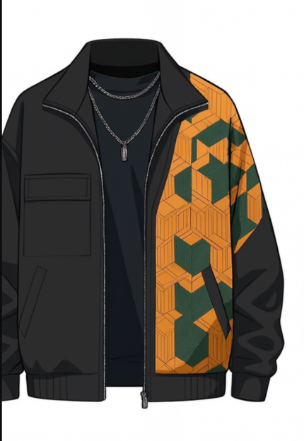 Custom Steven Ackley Cotton Fabric Jacket 1/2 Installmemts 2