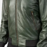 Shane Green Leather Bomber Jacket 6