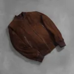 Shane Mocha Suede Bomber Jacket 7