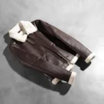 Sherilyn B-3 Maroon Leather Bomber Jacket 7