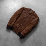 Sven Mocha Suede Bomber Jacket 7