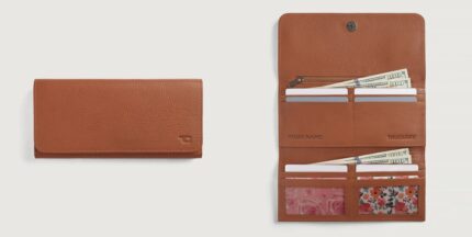 Personalized Continental Leather Wallet With Name/Initials Engraving - Add On 2