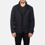 Thomas Black Wool Jacket 4