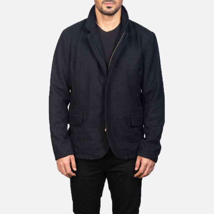 Thomas Black Wool Jacket 4