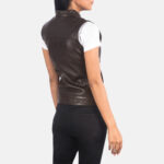 Rayne Moto Brown Leather Vest 5
