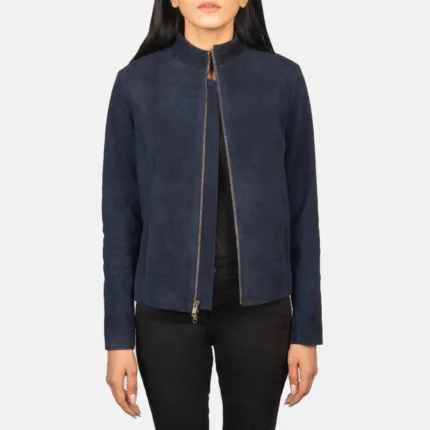 Custom Jill Maddison Suede Biker Jacket