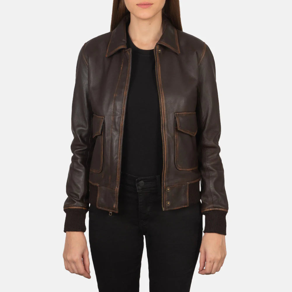 Custom Ebonie Walker Leather Jacket