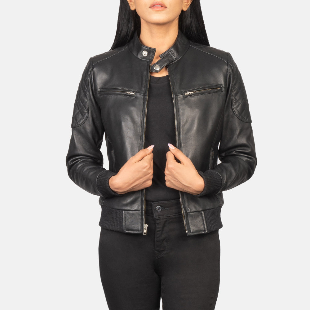 Custom David Flowers Leather Jacket